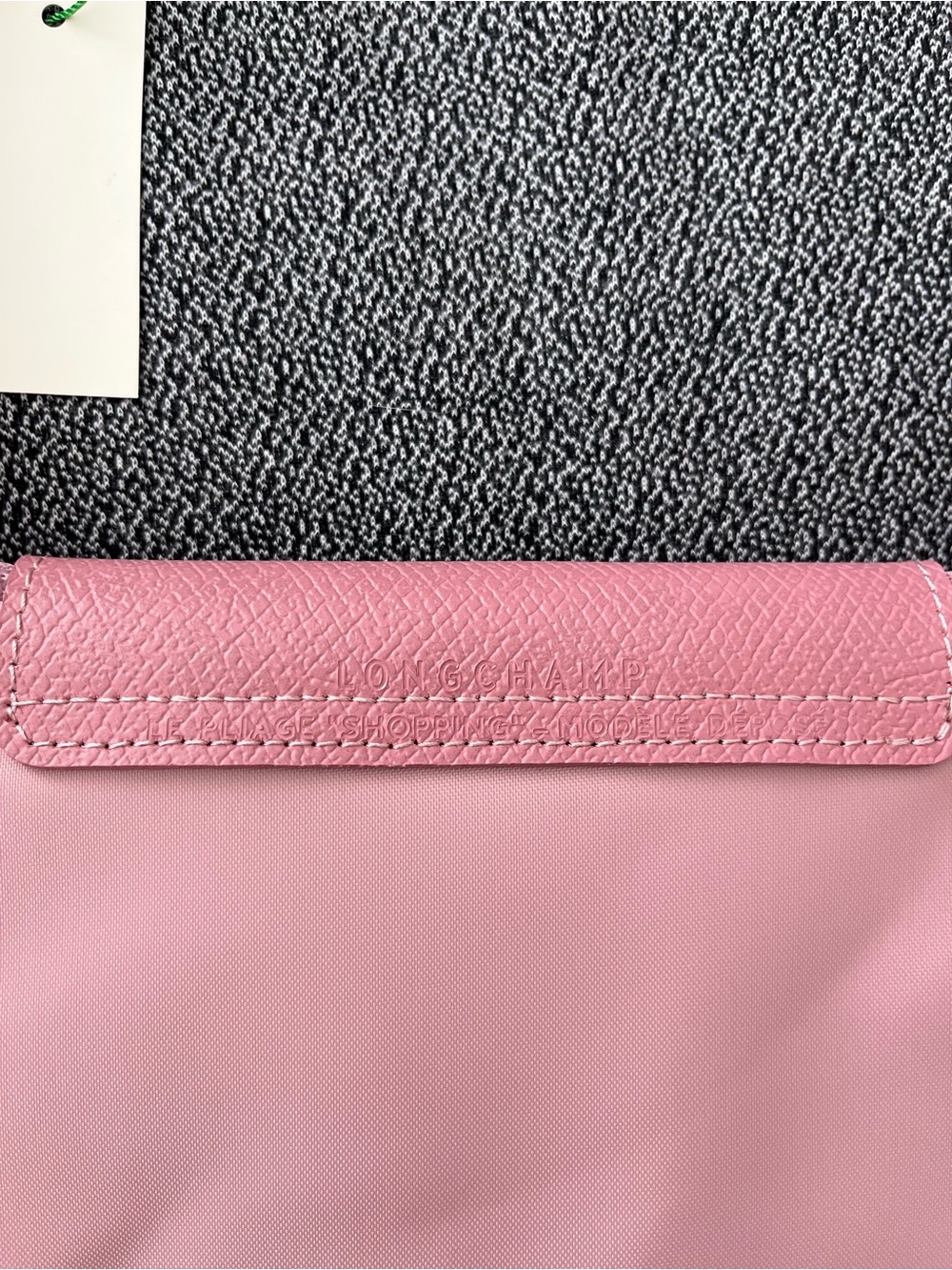 Longchamp Pink Foldable Tote with Top Flap large - Picture 6 of 8